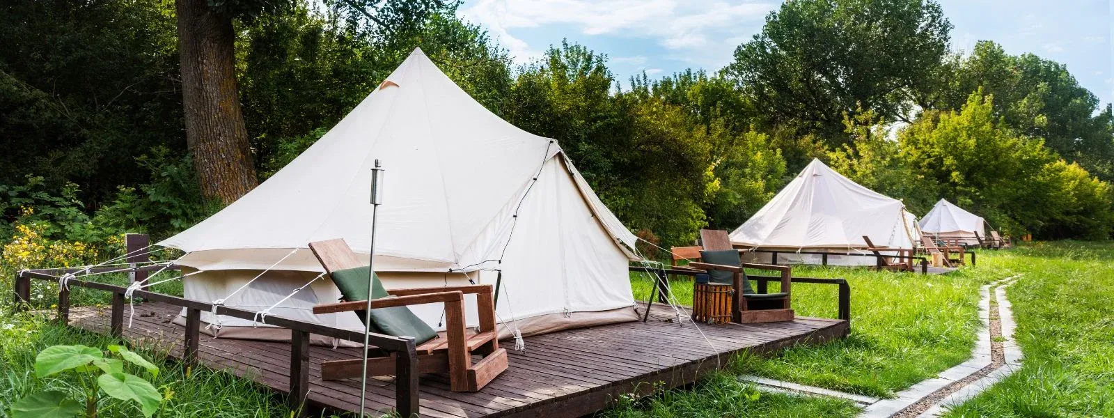 glamping  luxusni stanování